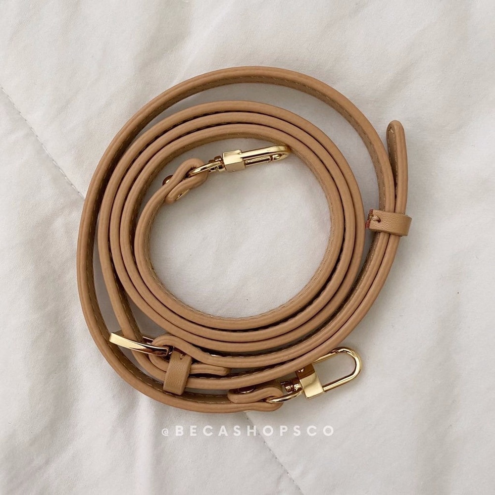 Natural Crossbody Vachetta Leather Strap Replacement for Louis Vuitton Croisette - Picture 8 of 8